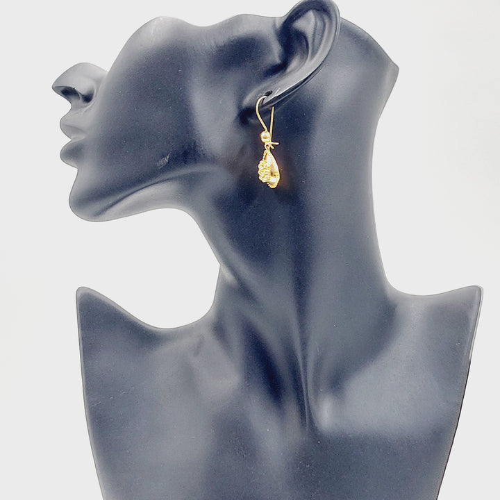 21K حلق شنكل اكسترا-مجوهرات الشيخ سعيد-Saeed Jewelry 