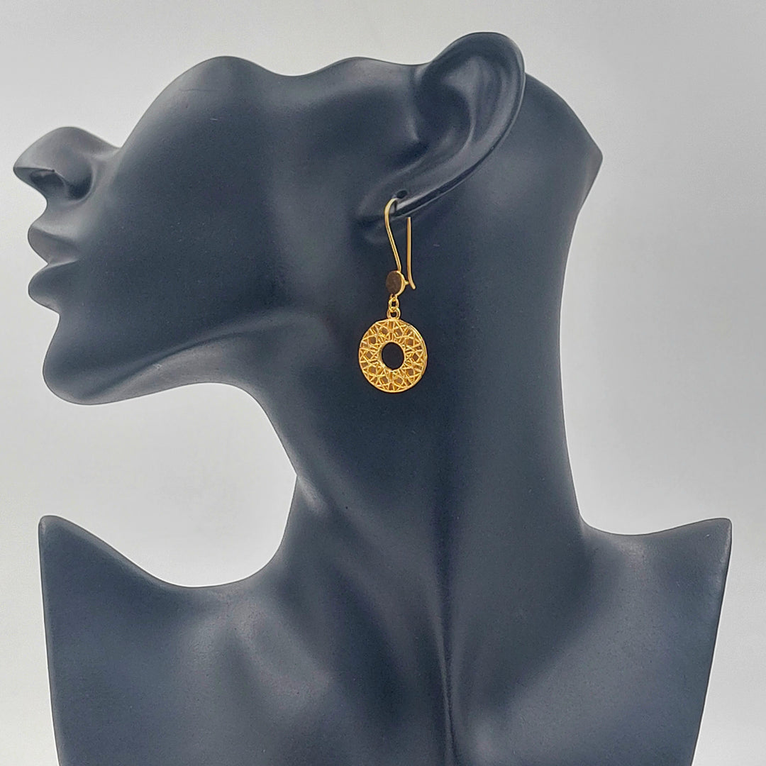 21K حلق شنكل اكسترا-مجوهرات الشيخ سعيد-Saeed Jewelry 
