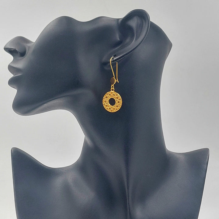 21K حلق شنكل اكسترا-مجوهرات الشيخ سعيد-Saeed Jewelry 
