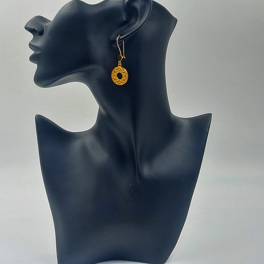 21K حلق شنكل اكسترا-مجوهرات الشيخ سعيد-Saeed Jewelry 