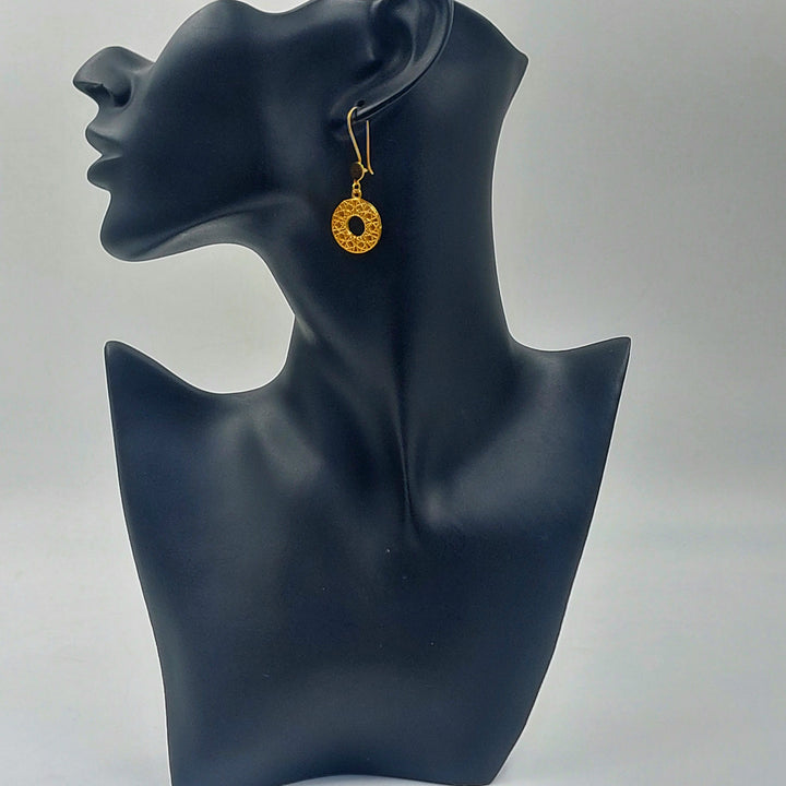 21K حلق شنكل اكسترا-مجوهرات الشيخ سعيد-Saeed Jewelry 