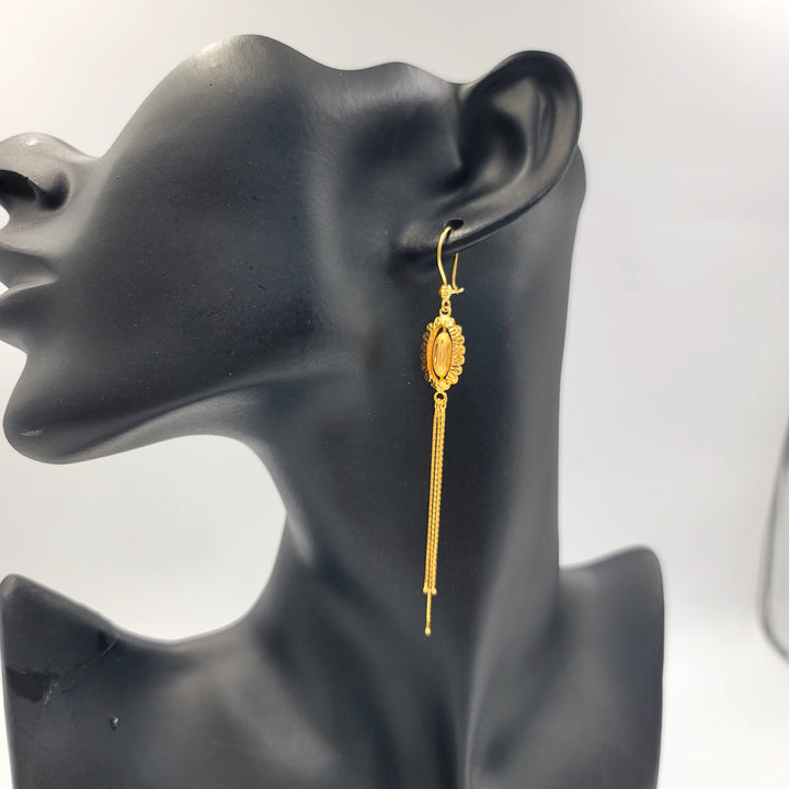 21K حلق اكسترا-مجوهرات الشيخ سعيد-Saeed Jewelry 