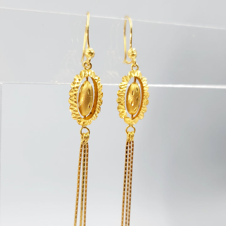 21K حلق اكسترا-مجوهرات الشيخ سعيد-Saeed Jewelry 