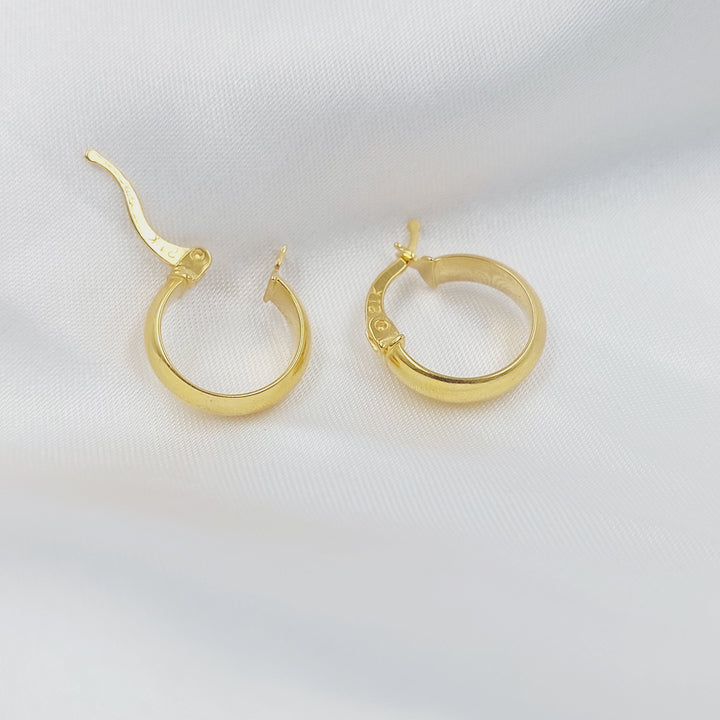 21K حلق ذبلة اكسترا-مجوهرات الشيخ سعيد-Saeed Jewelry 