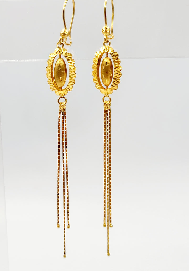 21K حلق اكسترا-مجوهرات الشيخ سعيد-Saeed Jewelry 