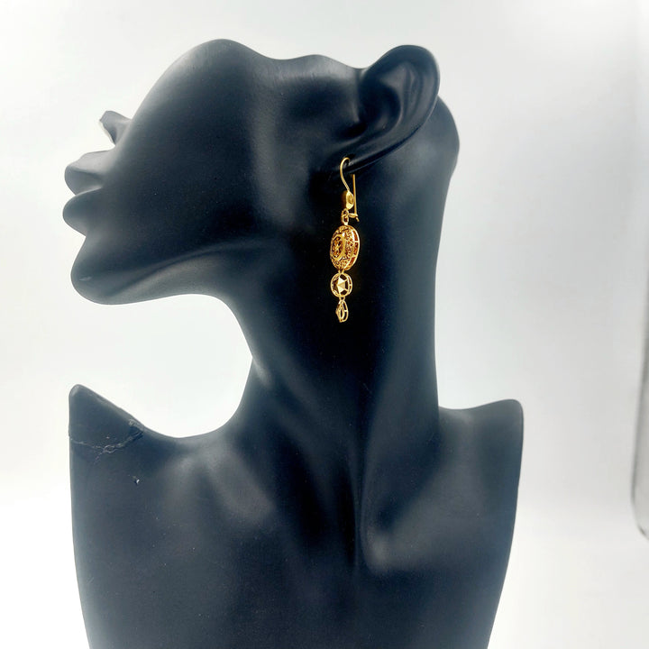 21K حلق شنكل اكسترا-مجوهرات الشيخ سعيد-Saeed Jewelry 