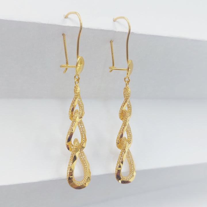 21K حلق شنكل اكسترا-مجوهرات الشيخ سعيد-Saeed Jewelry 