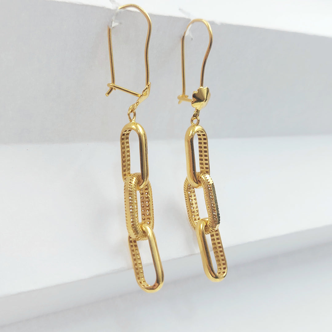 21K حلق شنكل اكسترا-مجوهرات الشيخ سعيد-Saeed Jewelry 