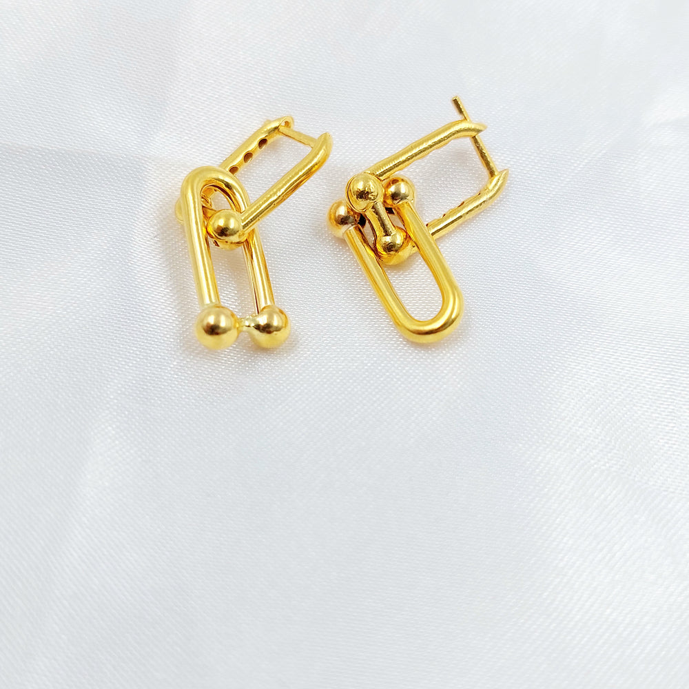 21K حلق اكسترا-مجوهرات الشيخ سعيد-Saeed Jewelry 