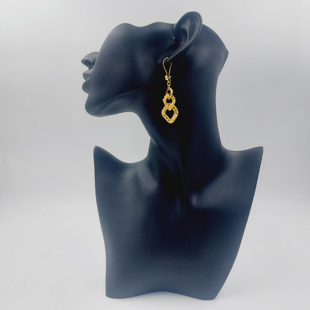 21K حلق شنكل اكسترا-مجوهرات الشيخ سعيد-Saeed Jewelry 