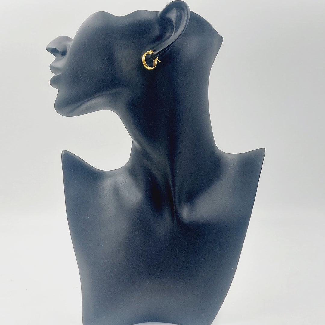 21K حلق ذبلة اكسترا-مجوهرات الشيخ سعيد-Saeed Jewelry 