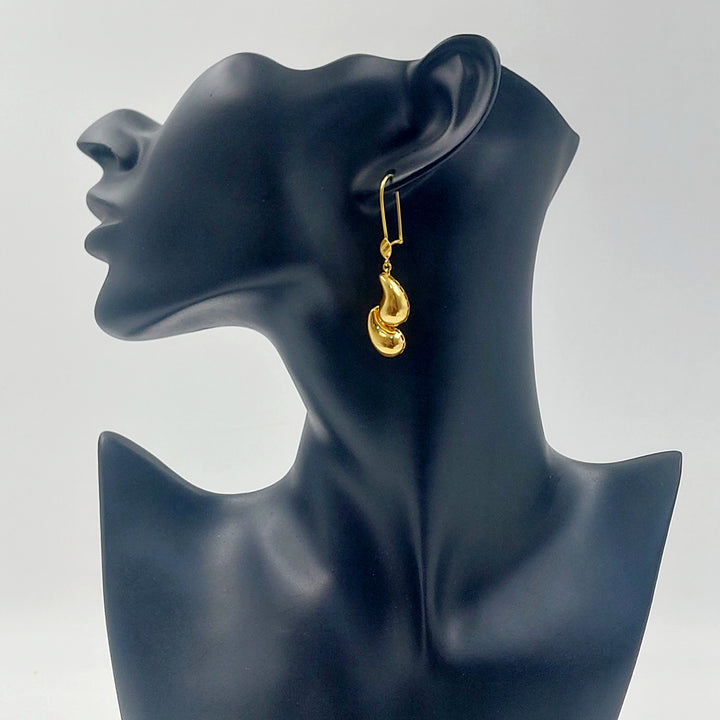 21K حلق شنكل اكسترا-مجوهرات الشيخ سعيد-Saeed Jewelry 