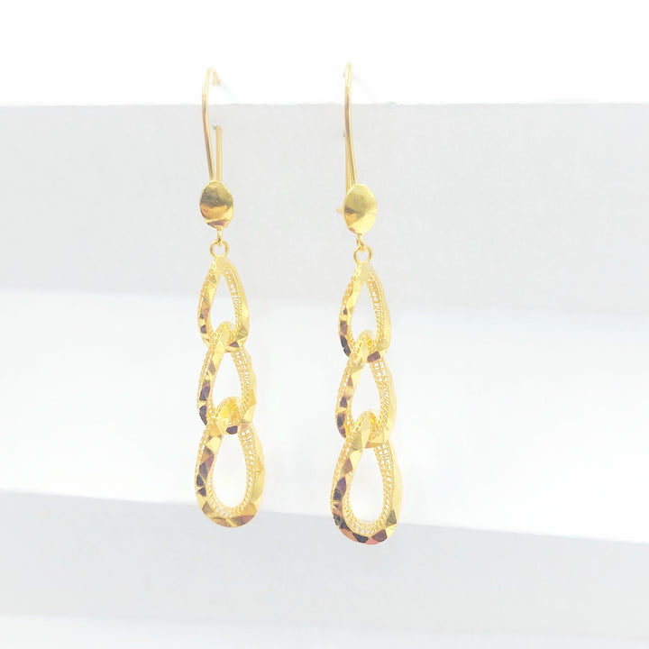 21K حلق شنكل اكسترا-مجوهرات الشيخ سعيد-Saeed Jewelry 