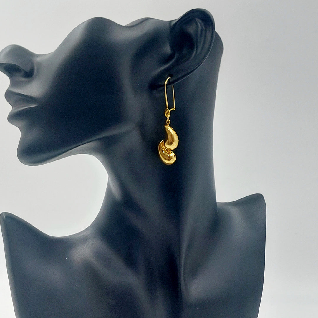 21K حلق شنكل اكسترا-مجوهرات الشيخ سعيد-Saeed Jewelry 