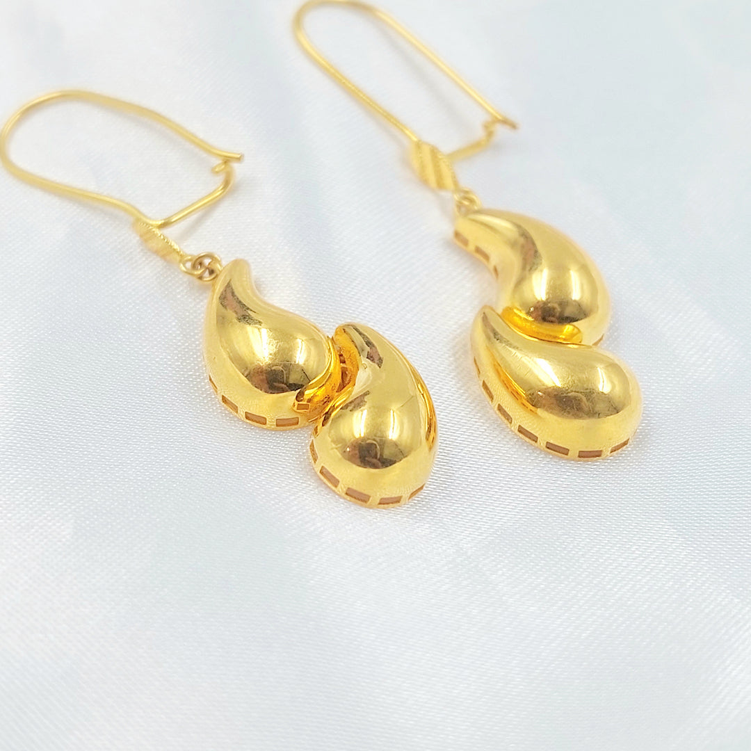 21K حلق شنكل اكسترا-مجوهرات الشيخ سعيد-Saeed Jewelry 