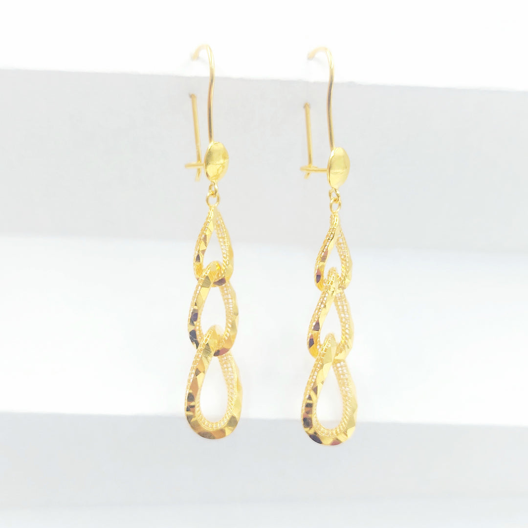 21K حلق شنكل اكسترا-مجوهرات الشيخ سعيد-Saeed Jewelry 