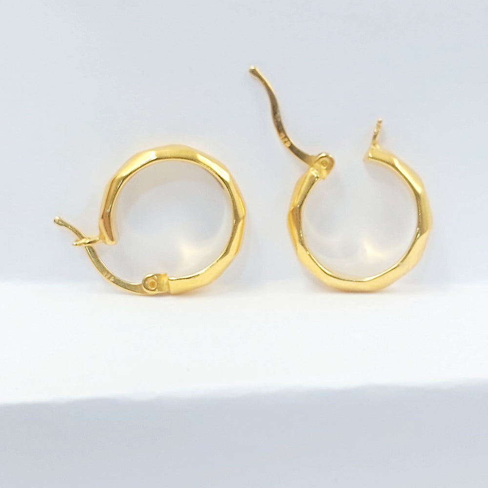 21K حلق ذبلة اكسترا-مجوهرات الشيخ سعيد-Saeed Jewelry 