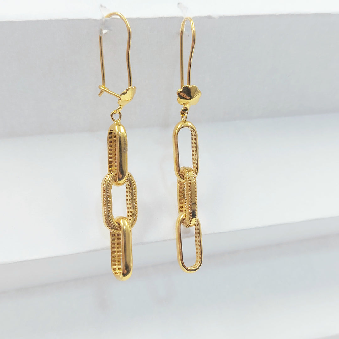 21K حلق شنكل اكسترا-مجوهرات الشيخ سعيد-Saeed Jewelry 