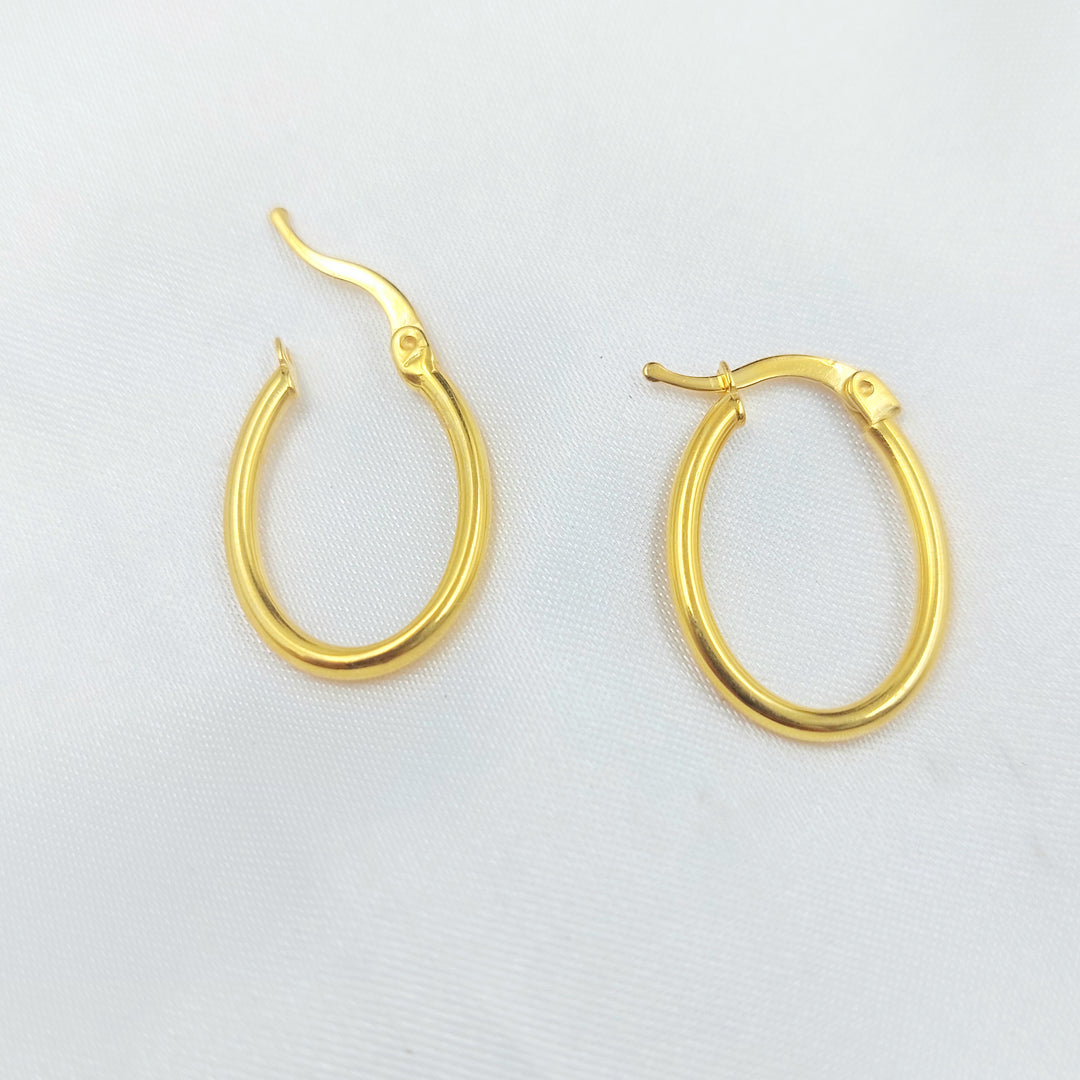 21K حلق ذبلة-مجوهرات الشيخ سعيد-Saeed Jewelry 