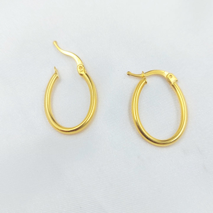 21K حلق ذبلة-مجوهرات الشيخ سعيد-Saeed Jewelry 