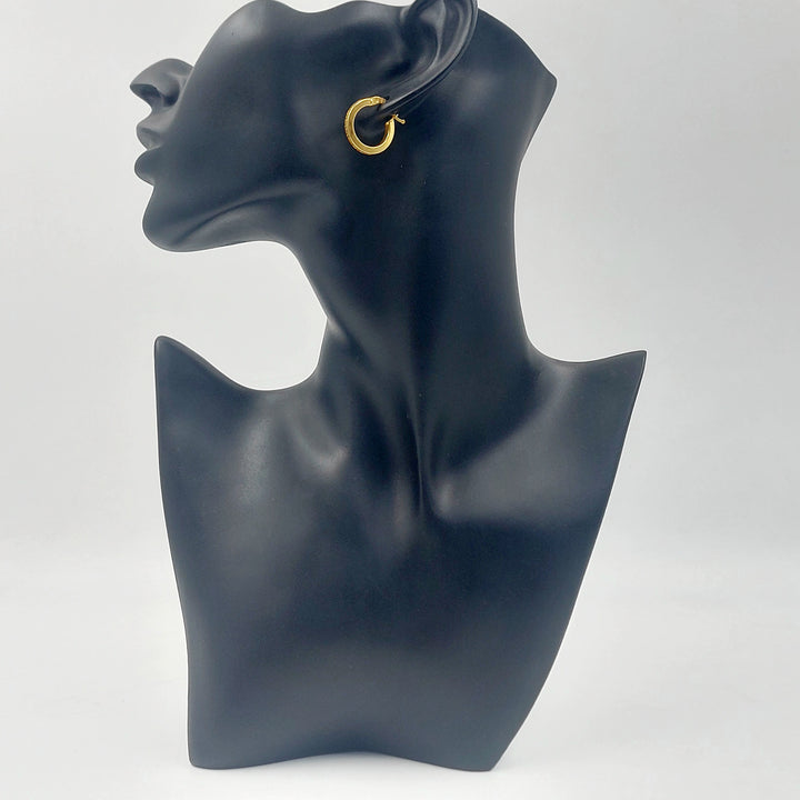 21K حلق ذبلة-مجوهرات الشيخ سعيد-Saeed Jewelry 