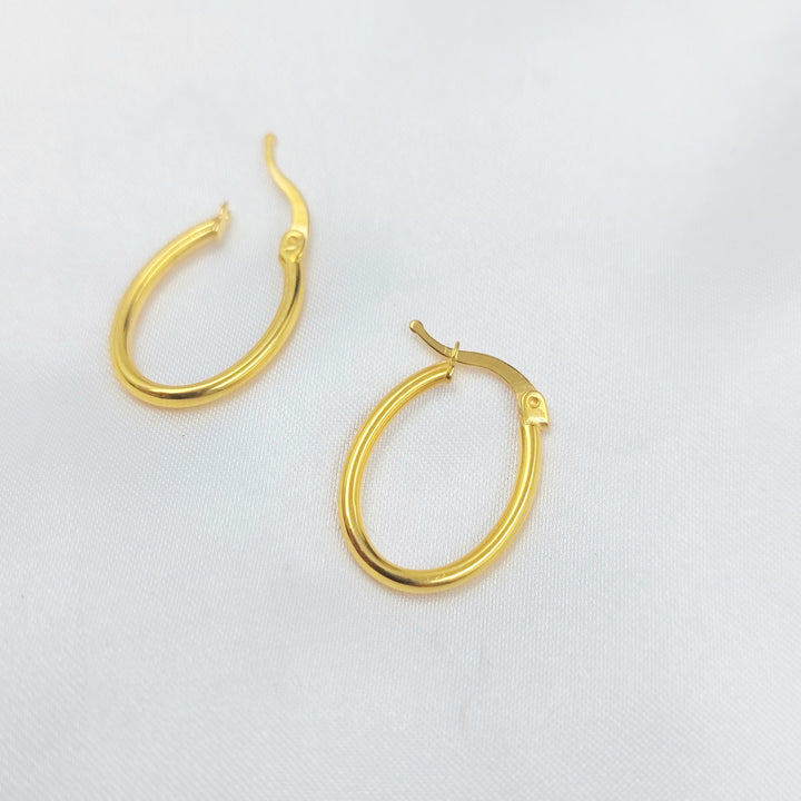 21K حلق ذبلة-مجوهرات الشيخ سعيد-Saeed Jewelry 