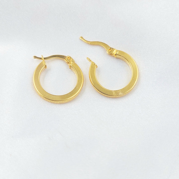 21K حلق ذبلة-مجوهرات الشيخ سعيد-Saeed Jewelry 