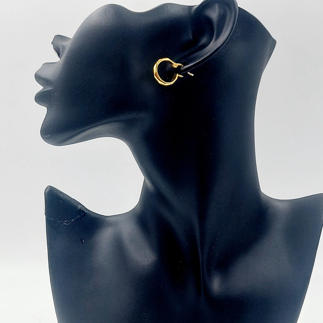 21K حلق ذبلة-مجوهرات الشيخ سعيد-Saeed Jewelry 