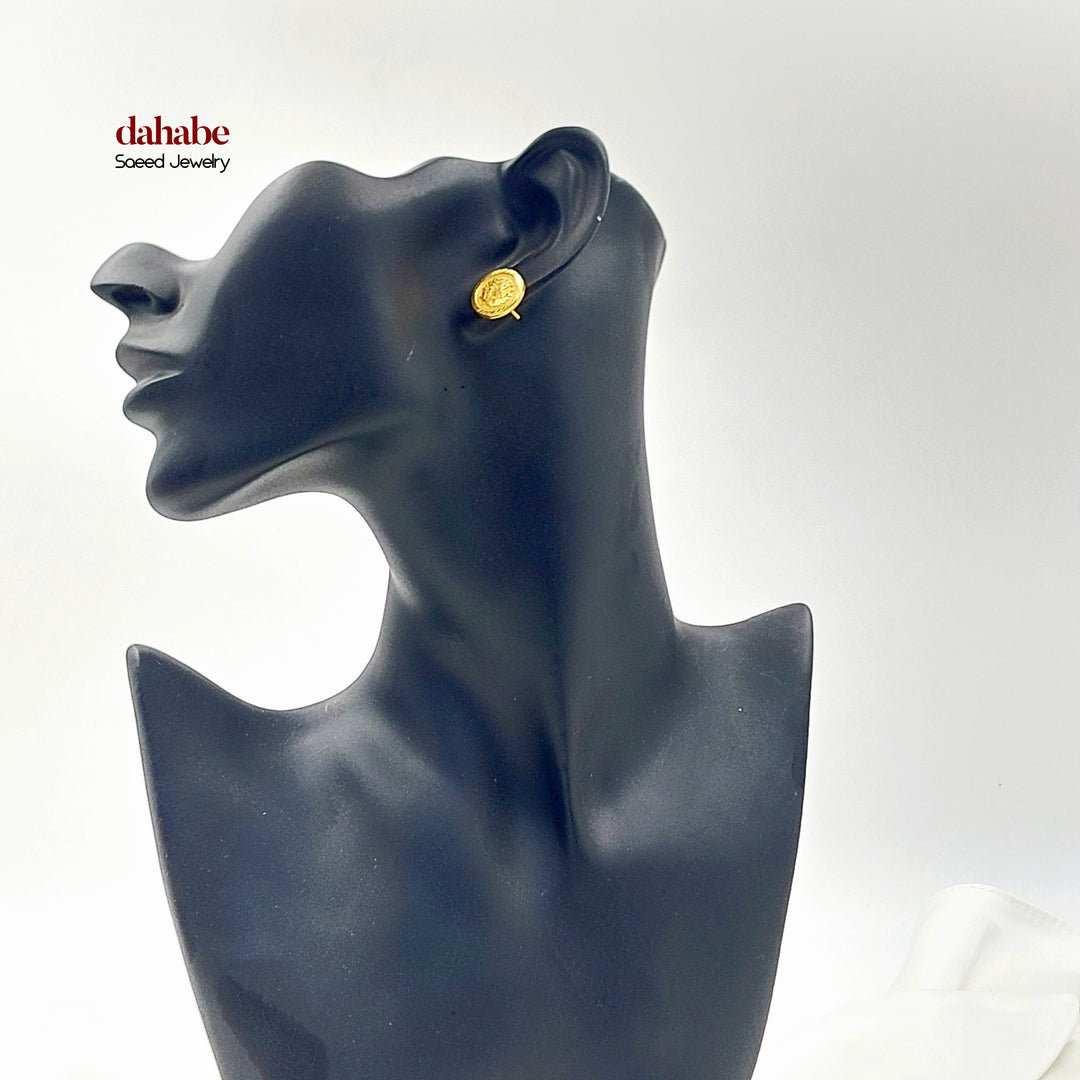 21K حلق رشادي-مجوهرات الشيخ سعيد-Saeed Jewelry 