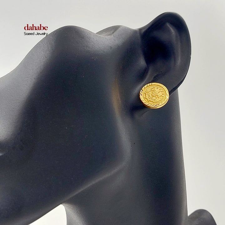 21K حلق رشادي-مجوهرات الشيخ سعيد-Saeed Jewelry 