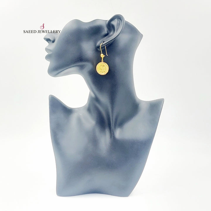 21K حلق شنكل رشادي-مجوهرات الشيخ سعيد-Saeed Jewelry 