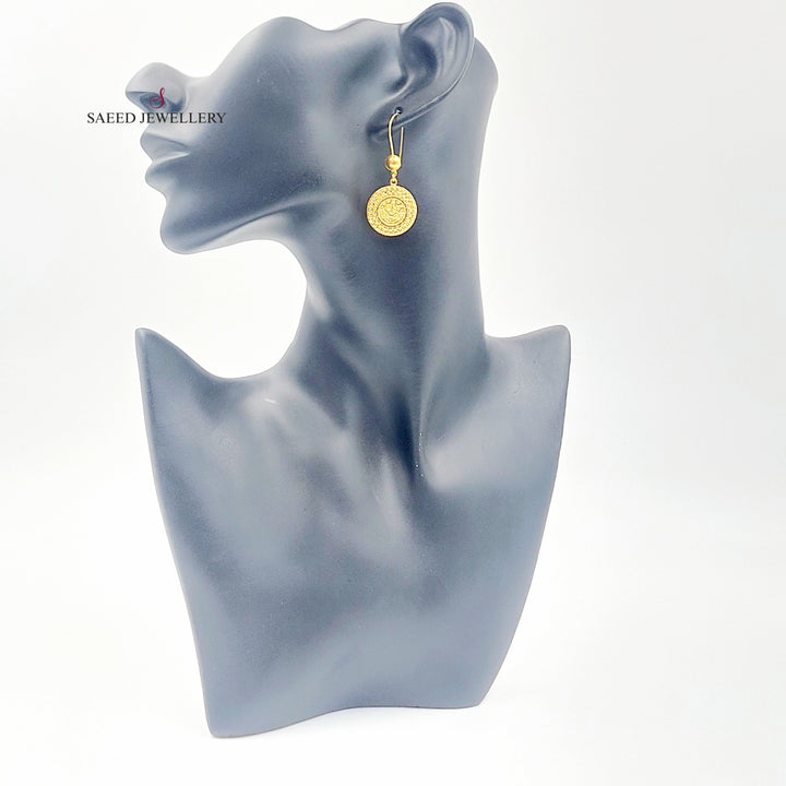 21K حلق شنكل رشادي-مجوهرات الشيخ سعيد-Saeed Jewelry 
