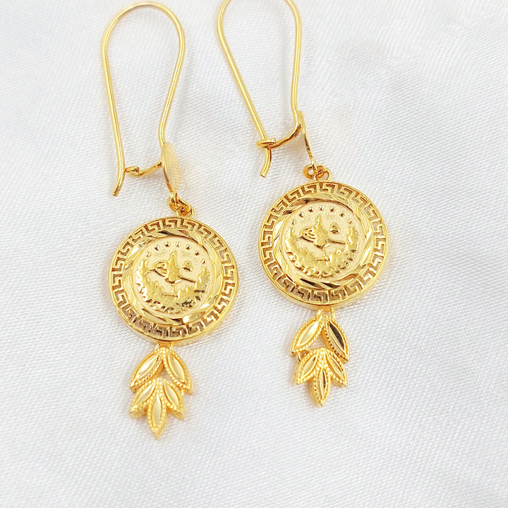 21K حلق شنكل رشادي-مجوهرات الشيخ سعيد-Saeed Jewelry 