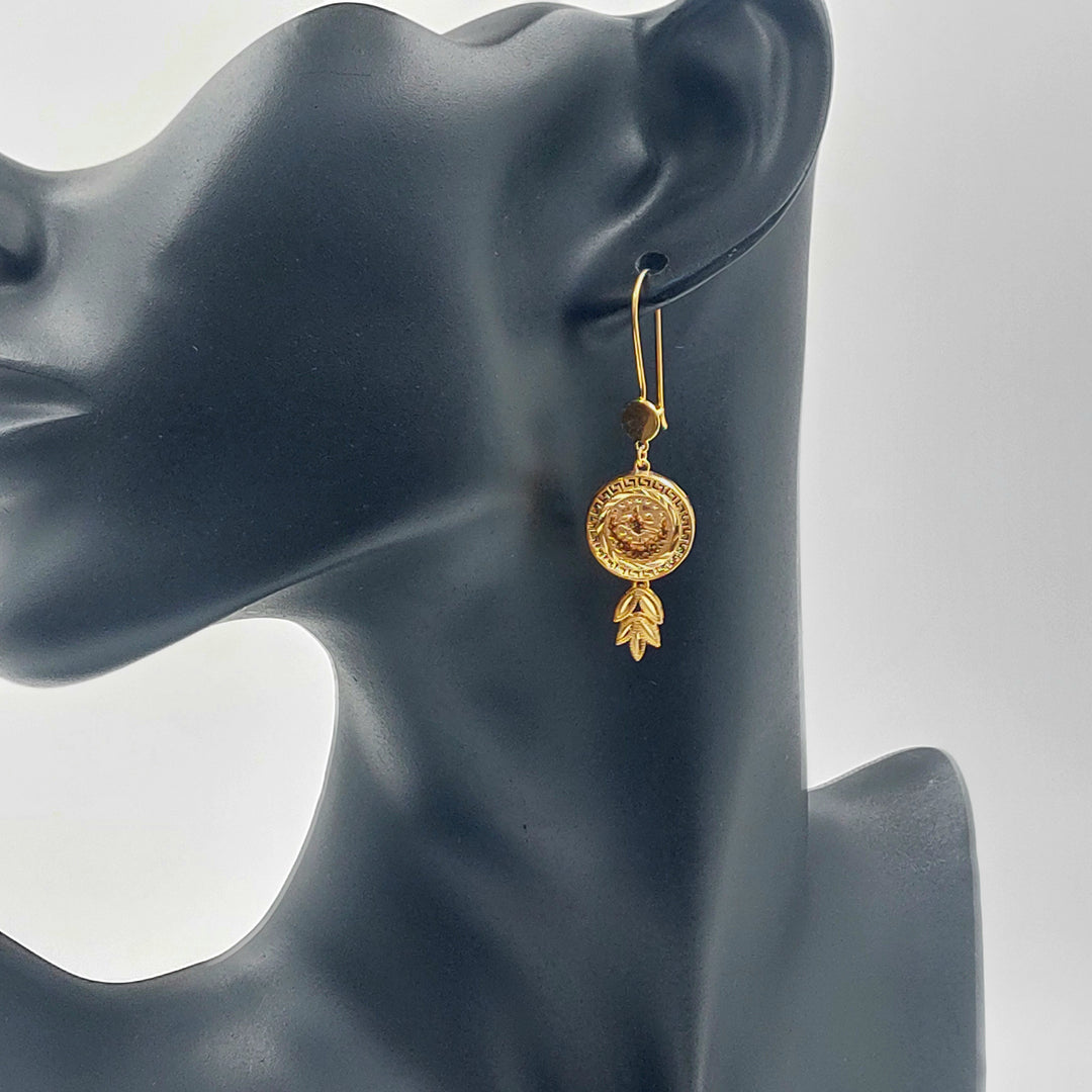 21K حلق شنكل رشادي-مجوهرات الشيخ سعيد-Saeed Jewelry 