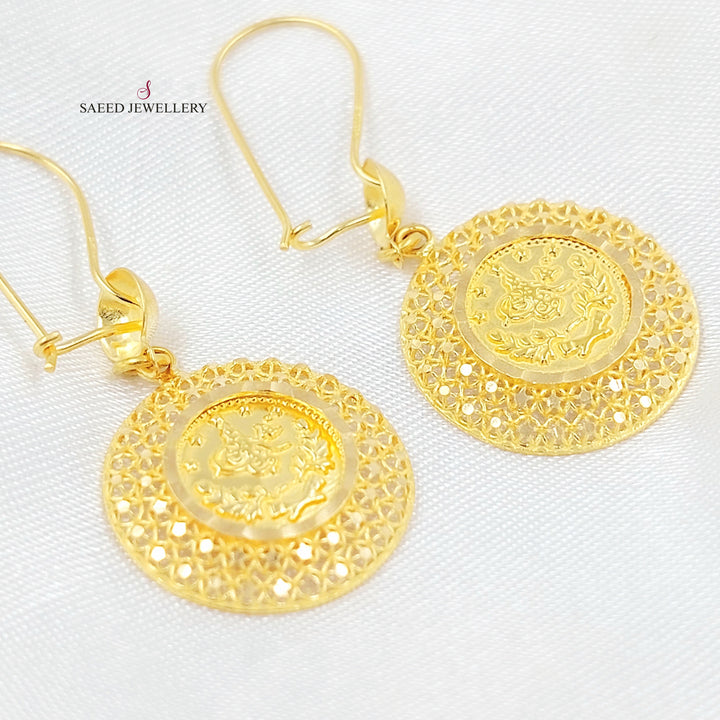 21K حلق شنكل رشادي-مجوهرات الشيخ سعيد-Saeed Jewelry 
