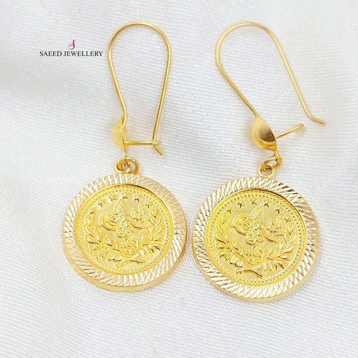 21K حلق شنكل رشادي-مجوهرات الشيخ سعيد-Saeed Jewelry 