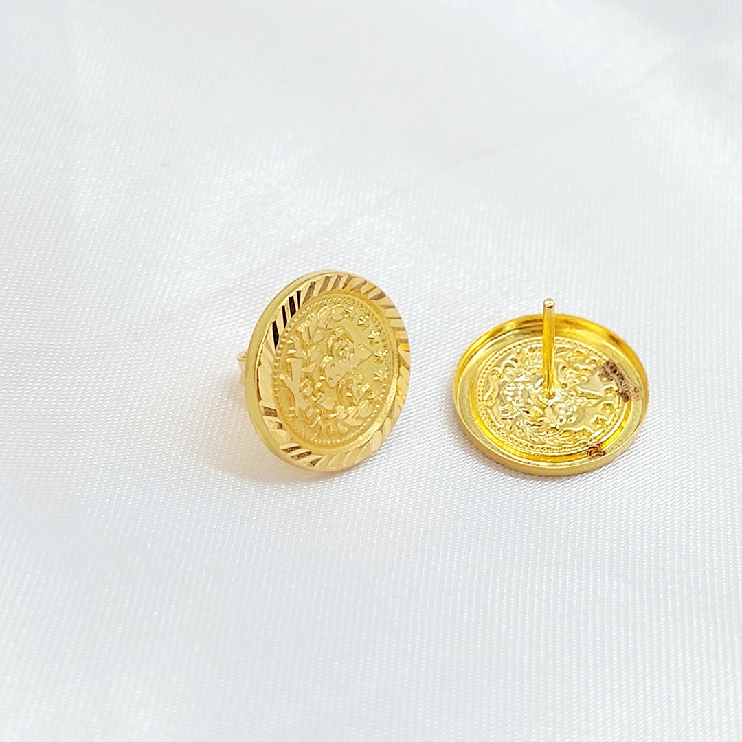 21K حلق ذبلة رشادي-مجوهرات الشيخ سعيد-Saeed Jewelry 