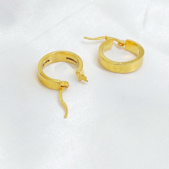 21K حلق ذبلة رشادي-مجوهرات الشيخ سعيد-Saeed Jewelry 