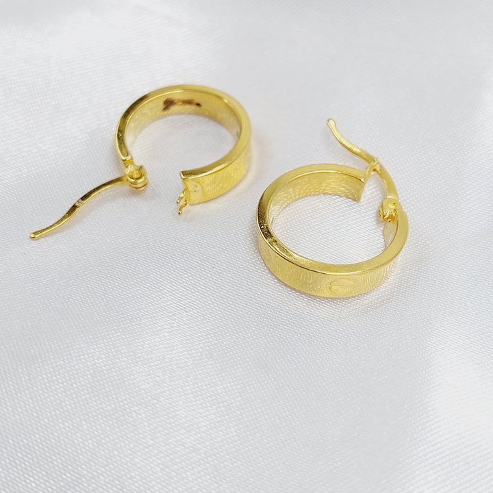 21K حلق ذبلة رشادي-مجوهرات الشيخ سعيد-Saeed Jewelry 