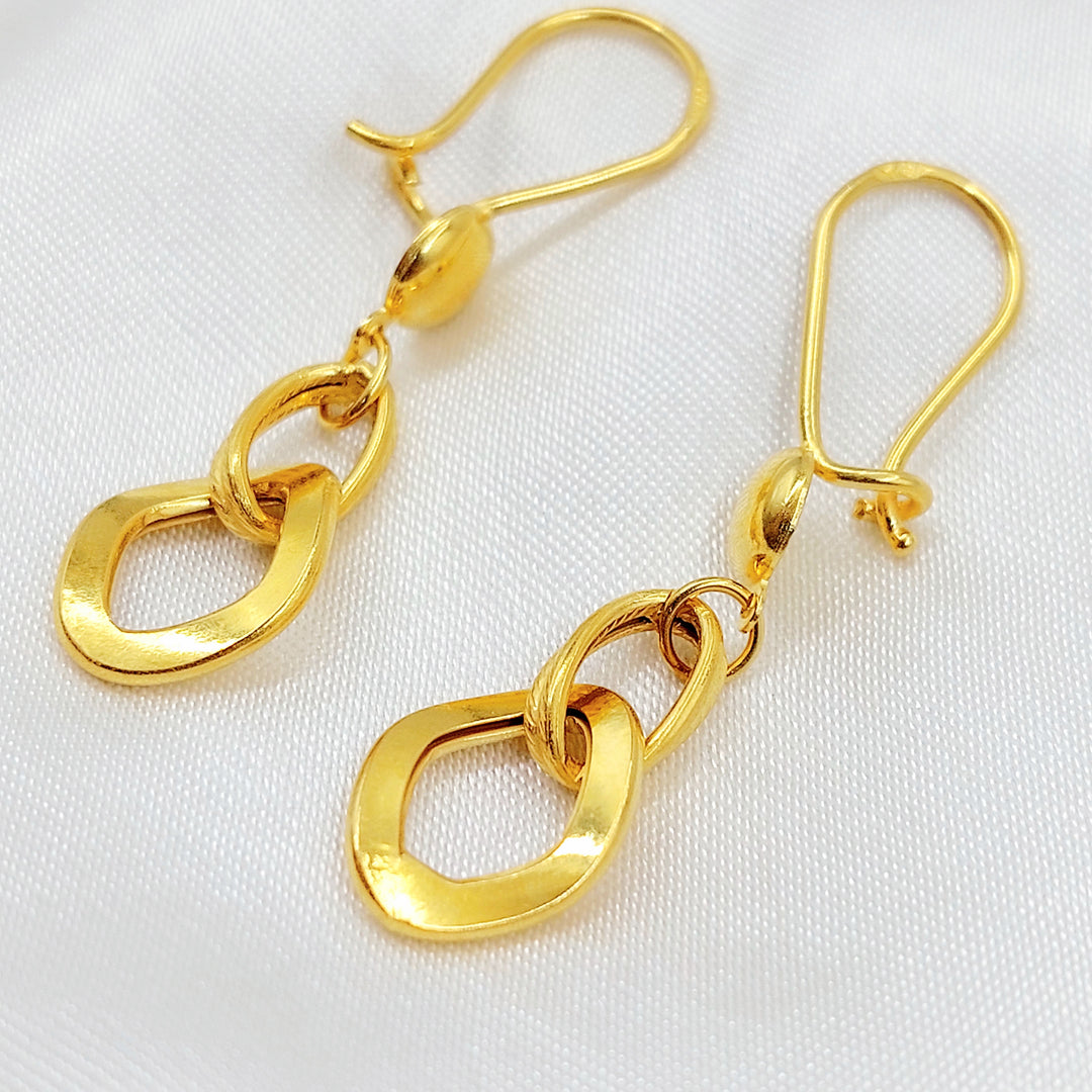 21K حلق فيرنا شنكل-مجوهرات الشيخ سعيد-Saeed Jewelry 
