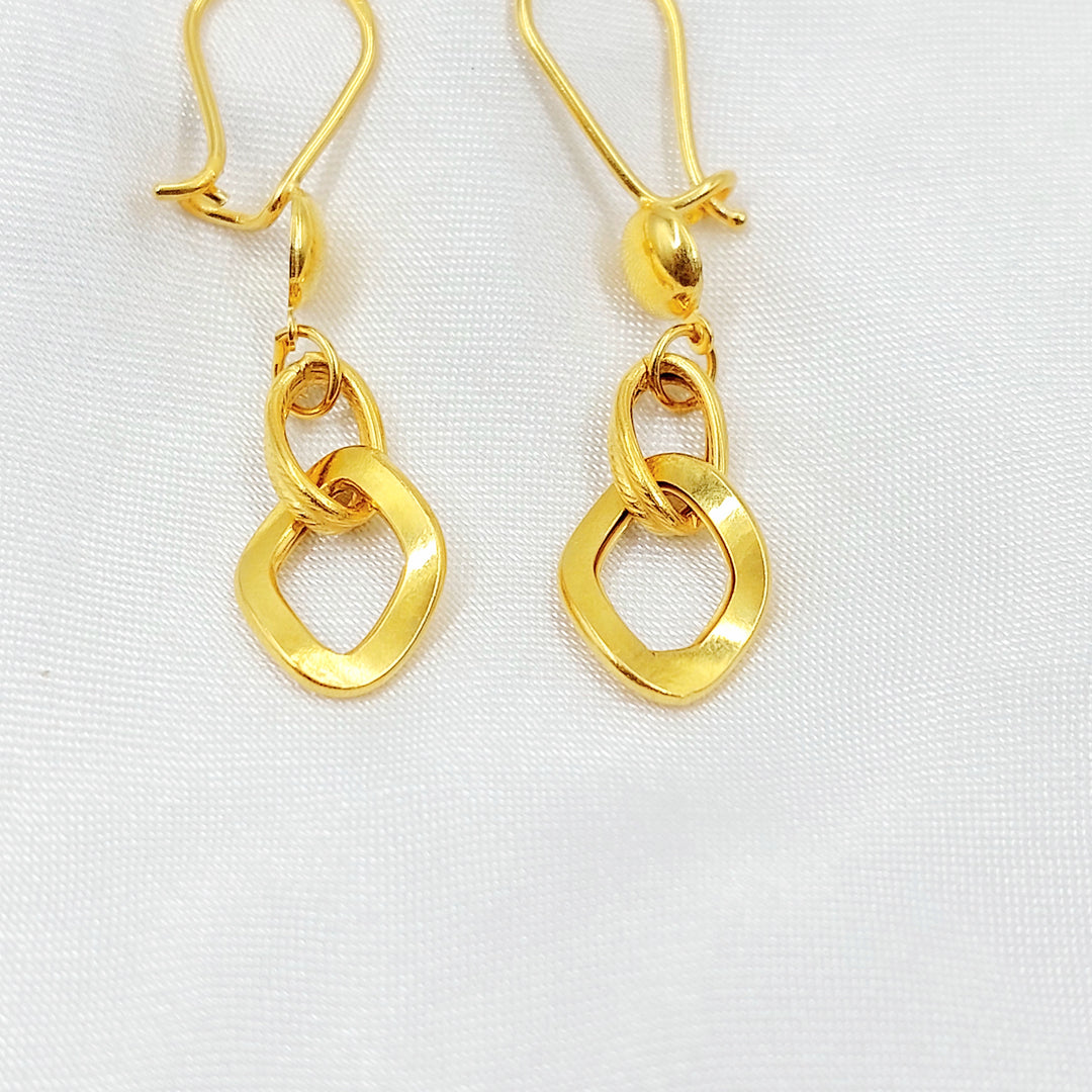 21K حلق فيرنا شنكل-مجوهرات الشيخ سعيد-Saeed Jewelry 