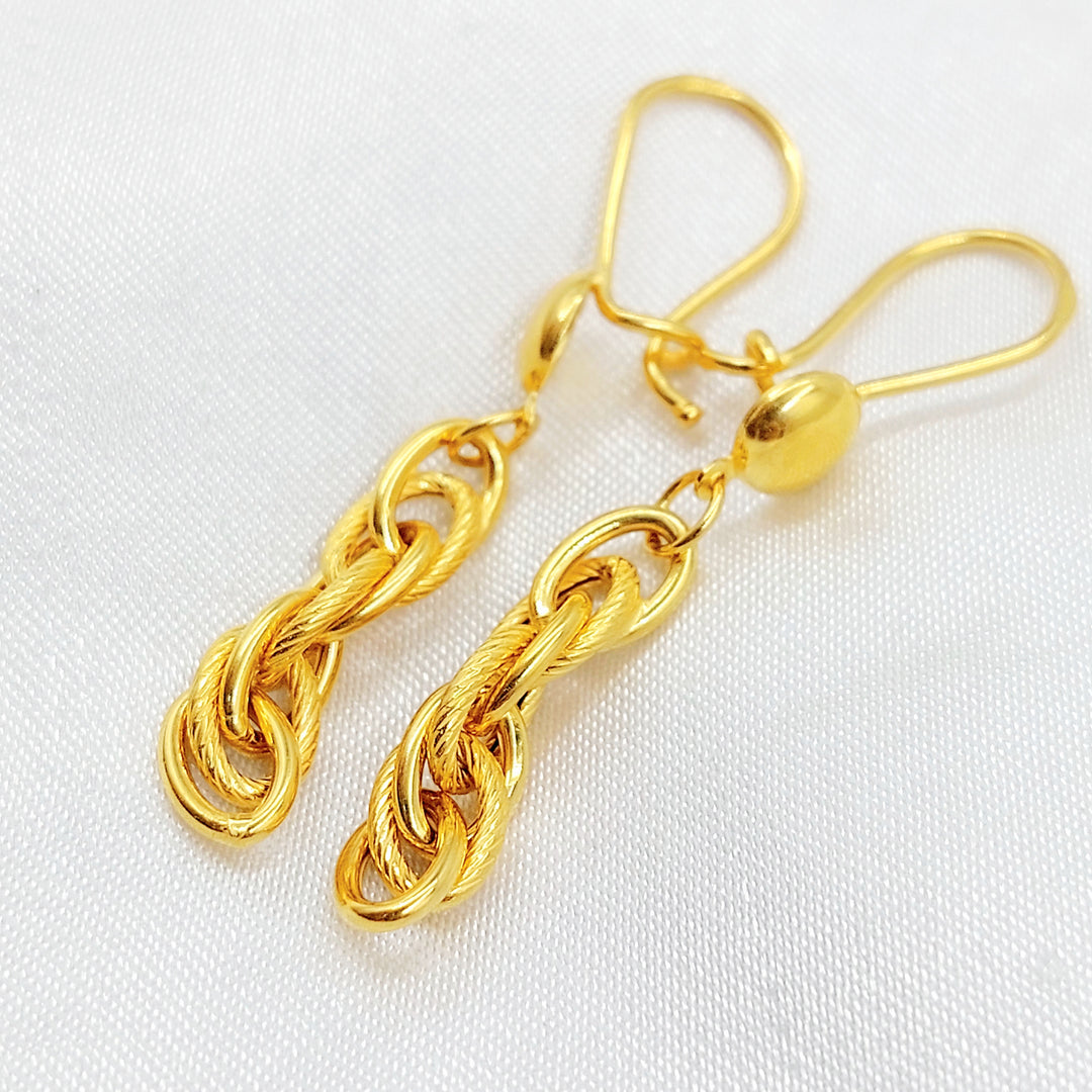 21K حلق فيرنا شنكل-مجوهرات الشيخ سعيد-Saeed Jewelry 