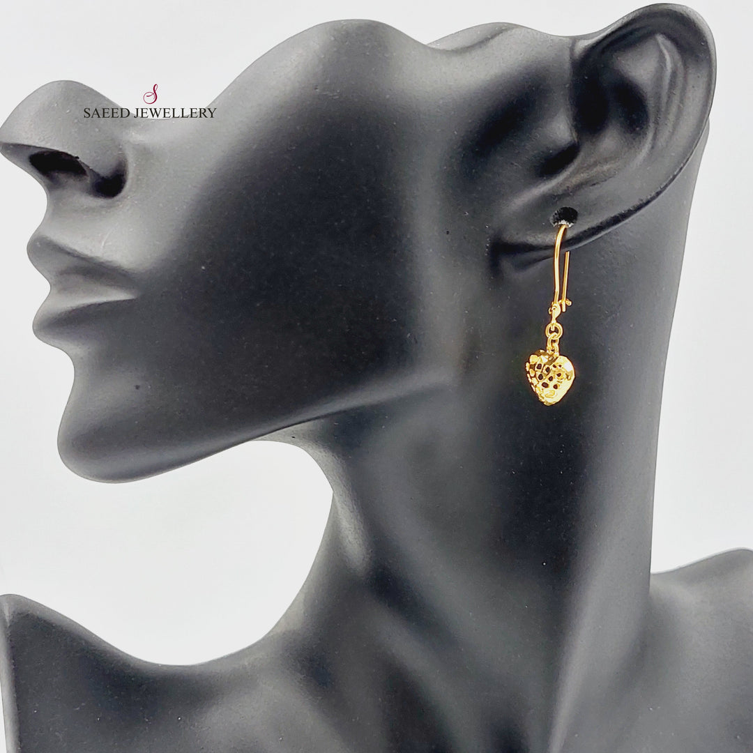 21K حلق كويتي-مجوهرات الشيخ سعيد-Saeed Jewelry 