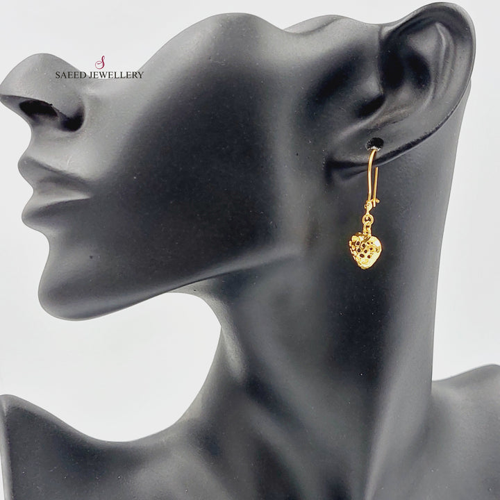 21K حلق كويتي-مجوهرات الشيخ سعيد-Saeed Jewelry 