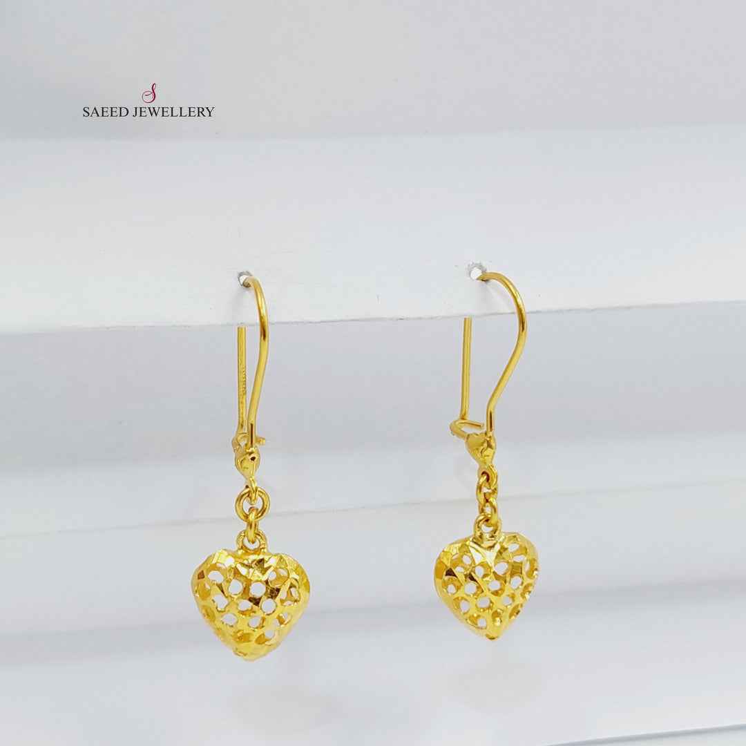 21K حلق كويتي-مجوهرات الشيخ سعيد-Saeed Jewelry 