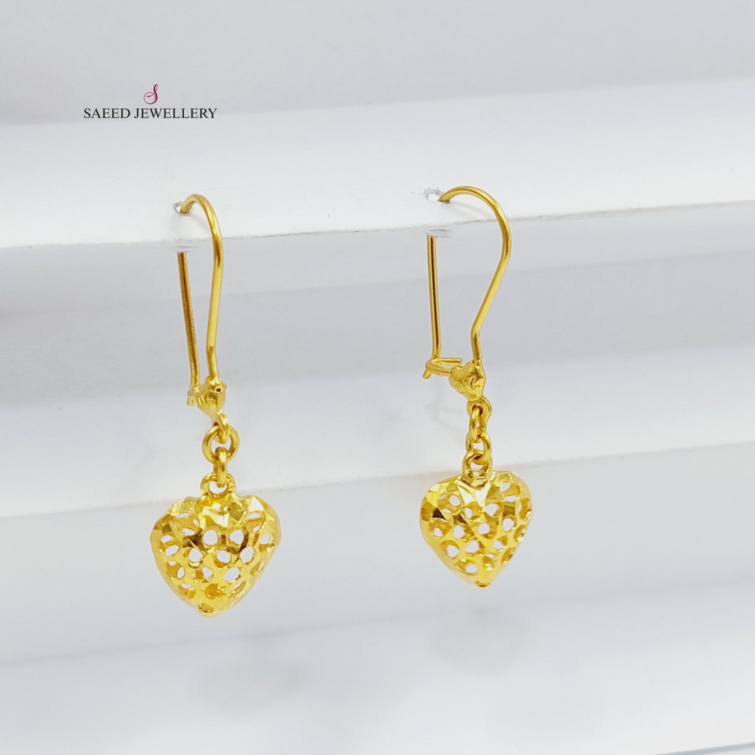 21K حلق كويتي-مجوهرات الشيخ سعيد-Saeed Jewelry 