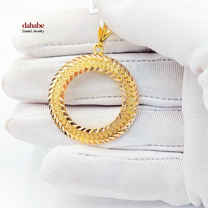 21K برواز رشادي نقش-مجوهرات الشيخ سعيد-Saeed Jewelry 