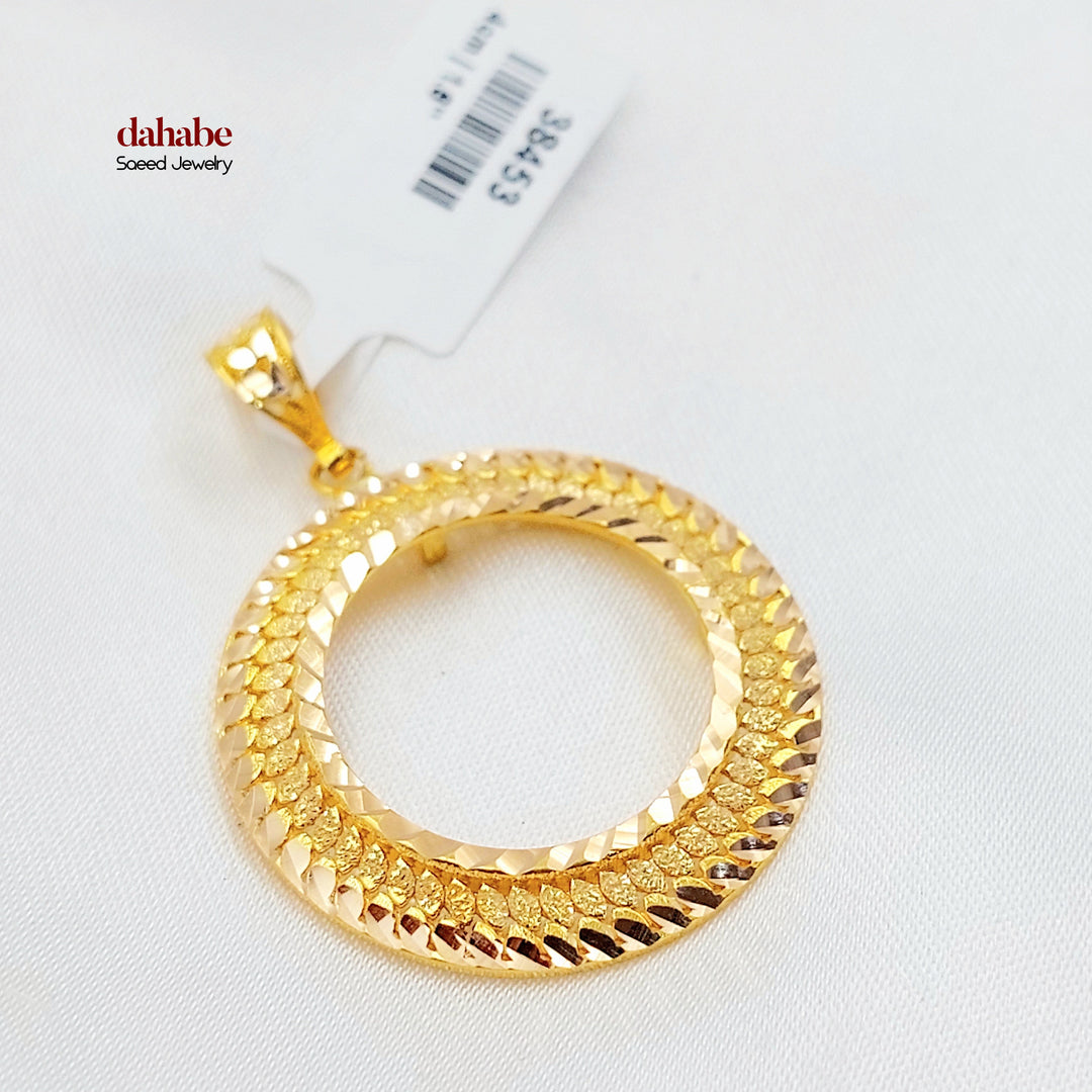 21K برواز رشادي نقش-مجوهرات الشيخ سعيد-Saeed Jewelry 