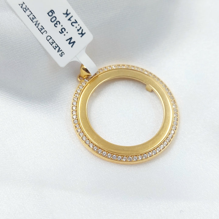 21K برواز رشادي مرصع-مجوهرات الشيخ سعيد-Saeed Jewelry 