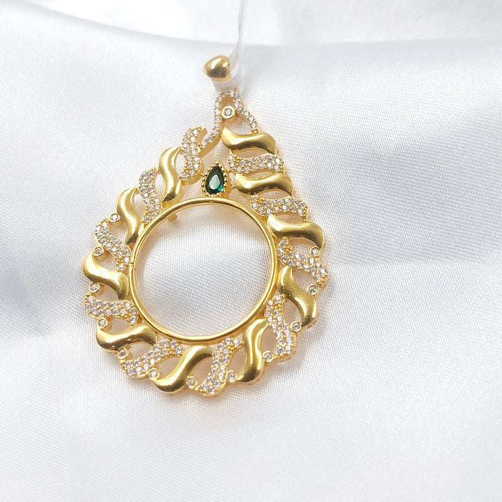 21K برواز رشادي مرصع-مجوهرات الشيخ سعيد-Saeed Jewelry 